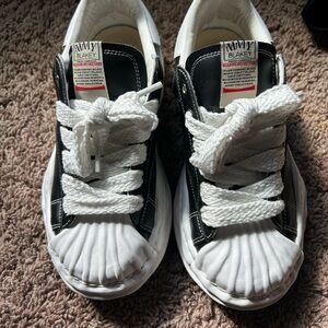 Kids Black and White Sneakers